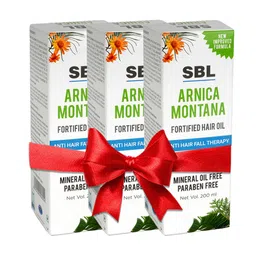 SBL Arnica Montana Set Of 3 Fortified Hair Oil For Hair Fall Therapy - 200 ml Each-46