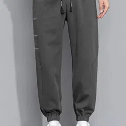 R.Code by The Roadster Life Co. Men Relaxed-Fit Mid-Rise Joggers Track Pants-7