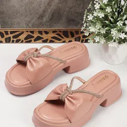 DressBerry Embellished Wedge Sandals-47