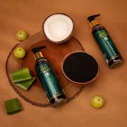 Ashtapathy Set Of 2 Devathali Shampoo For Hair Growth With Shikakai - 200 ml Each image 2