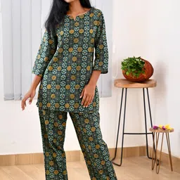 30 Looks Women Solid Printed Night suit-image-26
