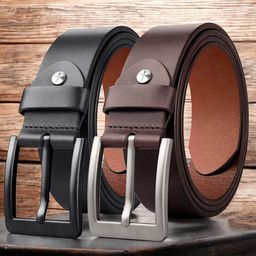 The Roadster Lifestyle Co Men 2-Pcs Leather-Trim Braided Belt-image-75
