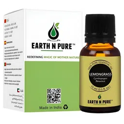 EARTH N PURE Yellow Lemongrass EssentialOil-15ml-17