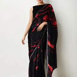 DIVASTRI Abstract Printed Saree-picture-35