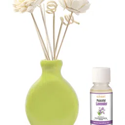 Edysian Green Ceramic Reed With Lavender Fragrance Aroma Oil Diffusers 50ml-image-70