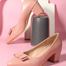 BIG BIRD FOOTWEAR PU Flatform Pumps with Bows-picture-26