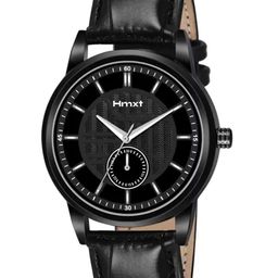 HMXT Men Round Dial & Leather Straps Analogue Watch HMXT-181-image-99
