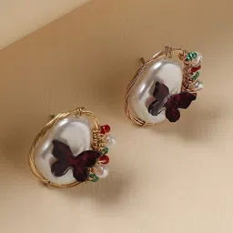 DressBerry Contemporary Studs Earrings-52