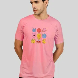 Greylongg Men Printed Applique T-shirt-picture-15