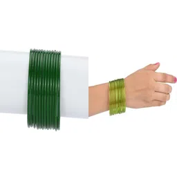 SOMIL Green Alloy Bangle-12