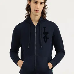 United Colors of Benetton Men Printed Hooded Sweatshirt-picture-31