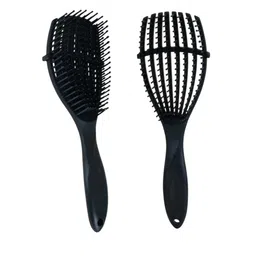Zeyu Hair Brush for Curly Hair Flexible & Soft Nylon Bristles-52