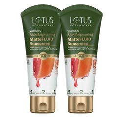 Lotus Botanicals Set Of 2 Vitamin C MatteFluid SPF 50+  Sunscreen-75g-21
