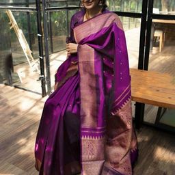 Areca Designer Woven Design Zari Pure Silk Banarasi Saree-image-76