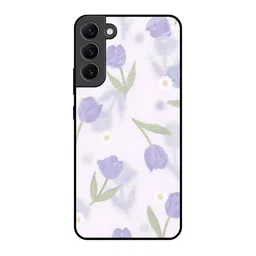 QRIOH Floral Printed Samsung Galaxy S22 Plus Back Case Mobile Accessories-picture-2