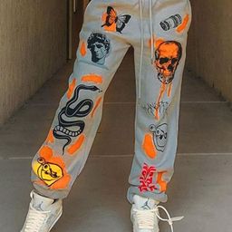 KPOP Women Printed Original Trousers-image-10