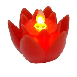Afterstitch Red Set of 1 Tea Light Candle-picture-5
