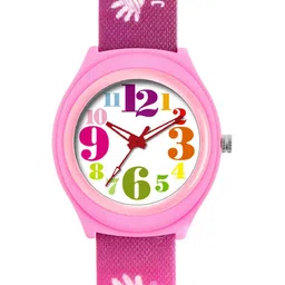 JI & JA Girls Printed Dial & Straps Analogue Watch JJ225-50