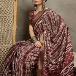 all about you Ethnic Motifs Zari Sungudi Saree-picture-23