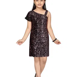 HERE&NOW Embellished Net A-Line Dress-image-36