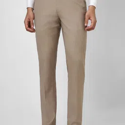 Van Heusen Men Mid-Rise Textured Slim Fit Trousers-image-96