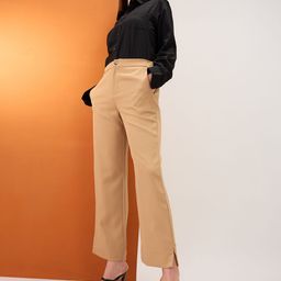 Globus Women Mid-Rise Bottom Relaxed Fit Formal Trousers-picture-17