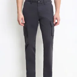 Allen Solly Men Mid-Rise Regular Fit Cargo Trousers-image-49