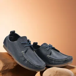 Woodland Men Textured Leather Sneakers-image-42