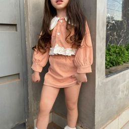 LULU & SKY Girls Top with Skirt-image-68