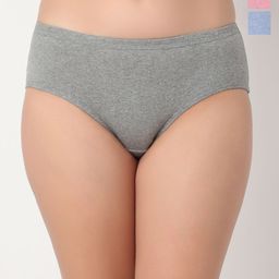 Juliet Pack Of 3 Mid-Rise Stretchable Hipster Briefs 6879-2XL-image-65