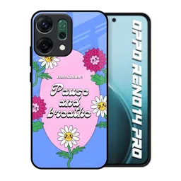 QRIOH Floral Printed Oppo Reno14 Pro 5G Back Case Mobile Accessories-picture-12