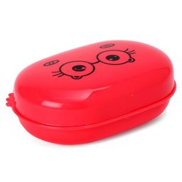 fab n funky Rectangular Soap Case Spects Print - Red image 5