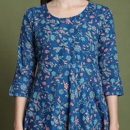 Merira Selection Of 2 Floral Printed Straight Kurta With Trousers And Dupatta image 4