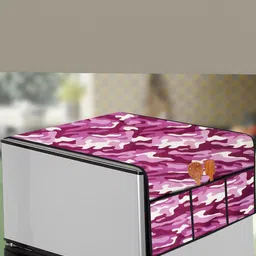 The Furnishing Tree Purple Printed Refrigerator Cover-image-47