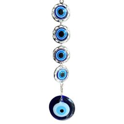 BLUE BEADS 4 Beads Evil Eye Wall & Door Hanging.-picture-33
