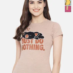 Dreambe Women Typography Printed T-shirt-picture-38