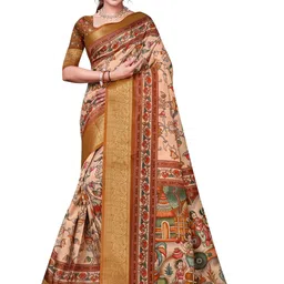 PARVOTSAV Multi Polyester Saree-image-53