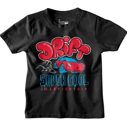 BonOrganik Boys Typography Printed T-shirt-picture-1