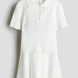 H&M 2-Piece Cable-Knit Set-image-1