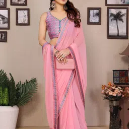 yourwish Pure Georgette Saree-image-0