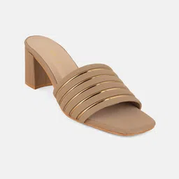 DressBerry PU Party Block Sandals-20