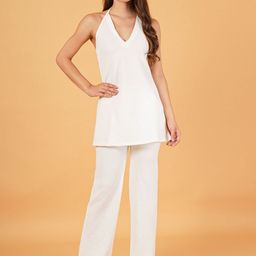 Magnetism V-Neck Top With Palazzos Co-Ords-image-4