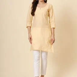 Civamee Embroidered Thread Work Thread Work Kurti-image-93