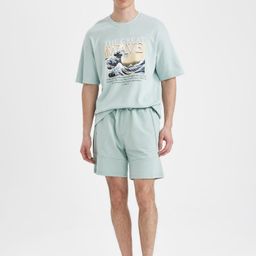DeFacto Men Mid-Rise Shorts-image-83