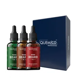 Quemico Professionnel Men Set of 3 Beard Growth Essential Oil - 35ml each-3