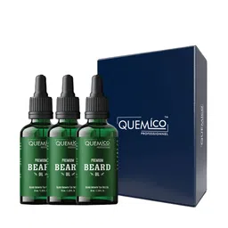 Quemico Professionnel Men Set of 3 Tea Tree Beard Growth Essential Oil - 35ml each-11