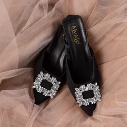 MyMy footwear Women Embellished Party Kitten Pumps-image-60