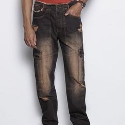 boohooMAN Cotton Mildly Distressed Light Fade Jeans-image-19