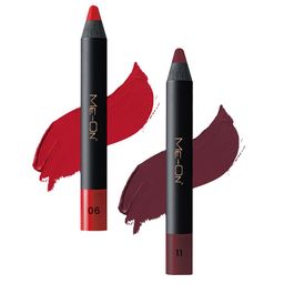 ME-ON Set of 2 Photoface Long Lasting Matte Finish Lip Crayon - Shade 06 & 11-42