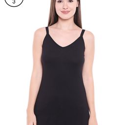 Bodycare Women Black Solid Pack of 3 Camisoles E41BBB-image-102